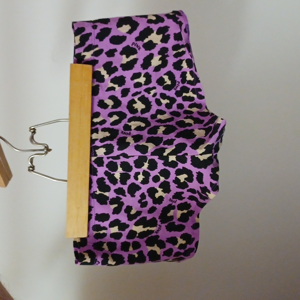 Victoria's Secret M/M Purple Leopard Print